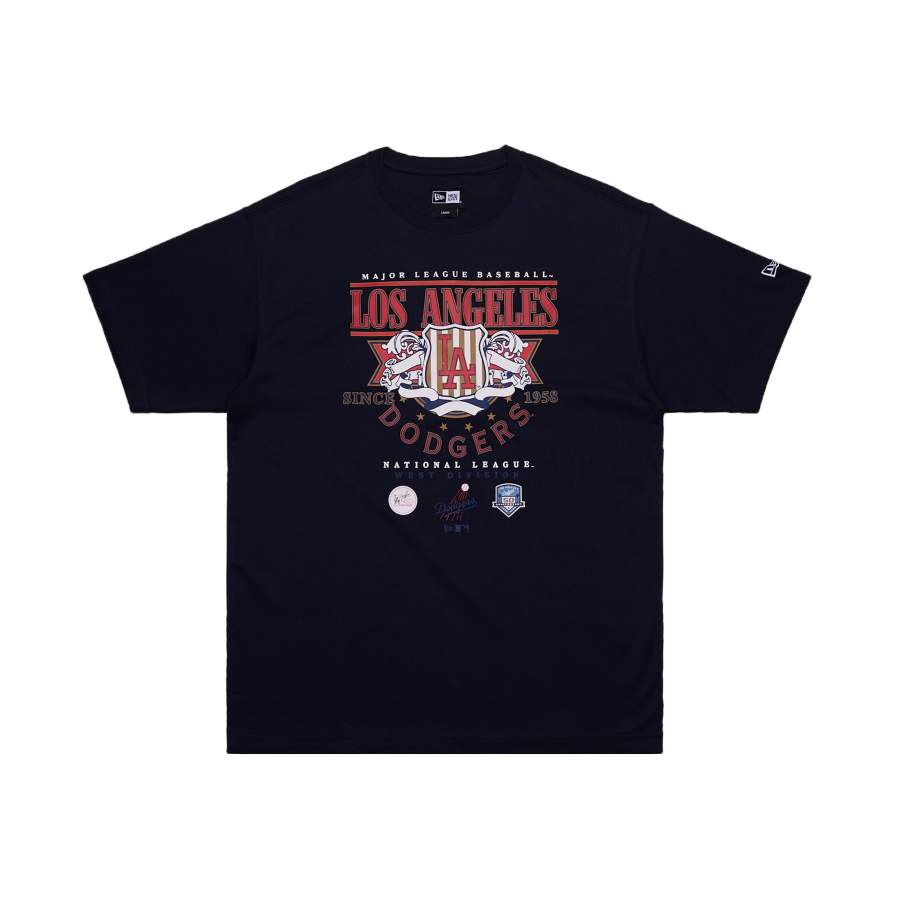 New Era T Shirt, Navy Blue Unisex