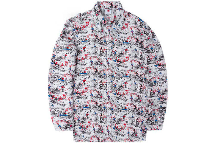 Li-Ning Li Ning Shirts Men's Multicolor Lapel Moderate Other