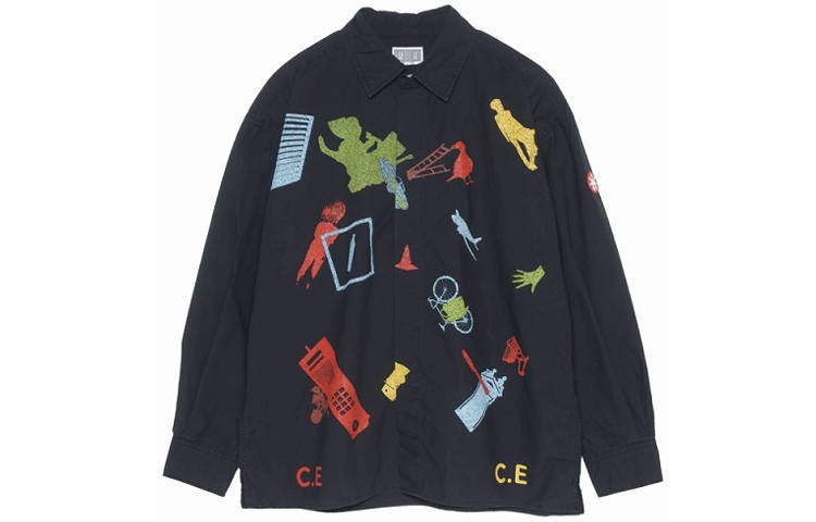 Cav Empt Cav Empt Shirts Unisex Lapel Moderate Other