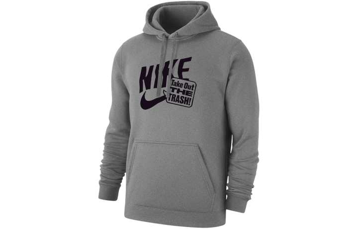 Nike Nike Sweatshirts Men's Dark Gray Hooded Moderate Regular