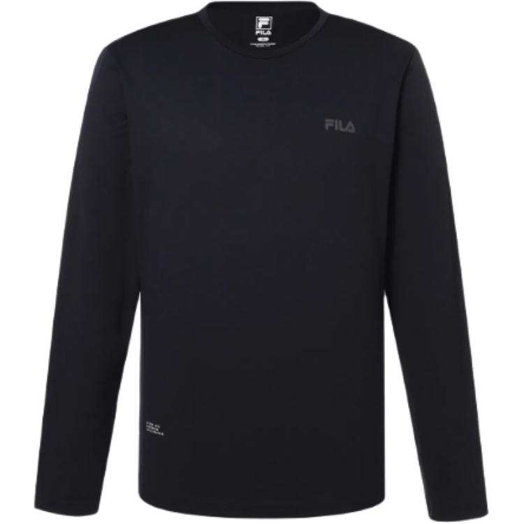 FILA T Shirts Unisex Black Crew Neck