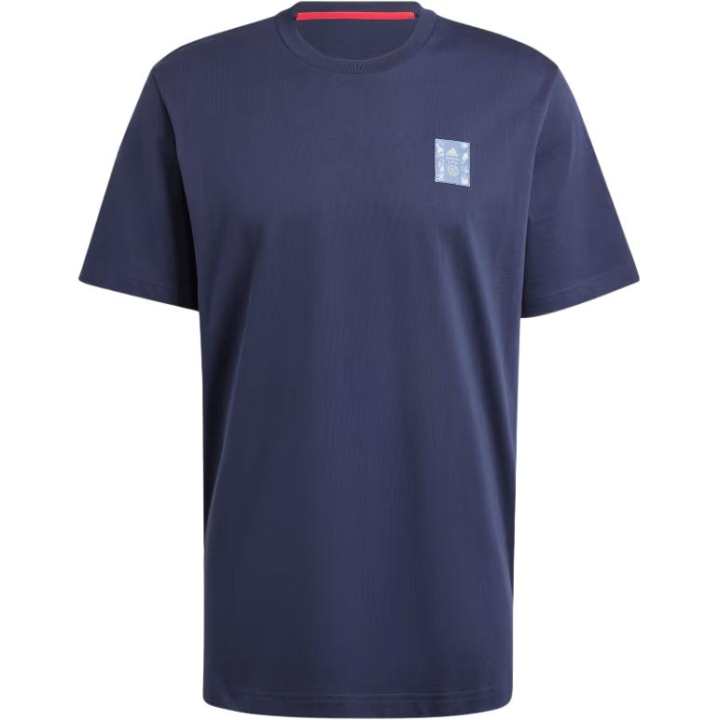 Adidas Adidas SS24 T Shirt Men's Ink Wash Blue