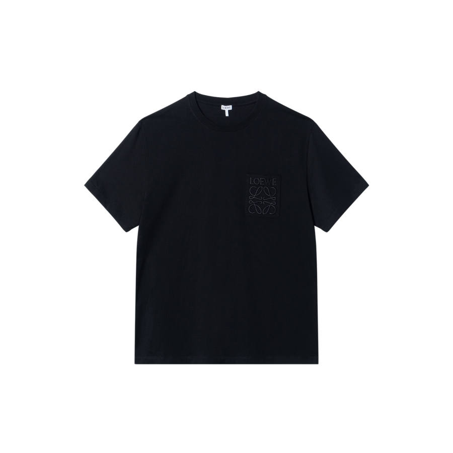 LOEWE Logo Embroidered Crewneck T Shirt