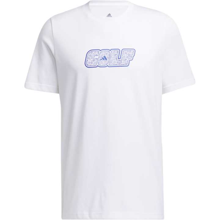 Adidas Adidas T Shirts Men's White Crew Neck Moderate Straight Fit