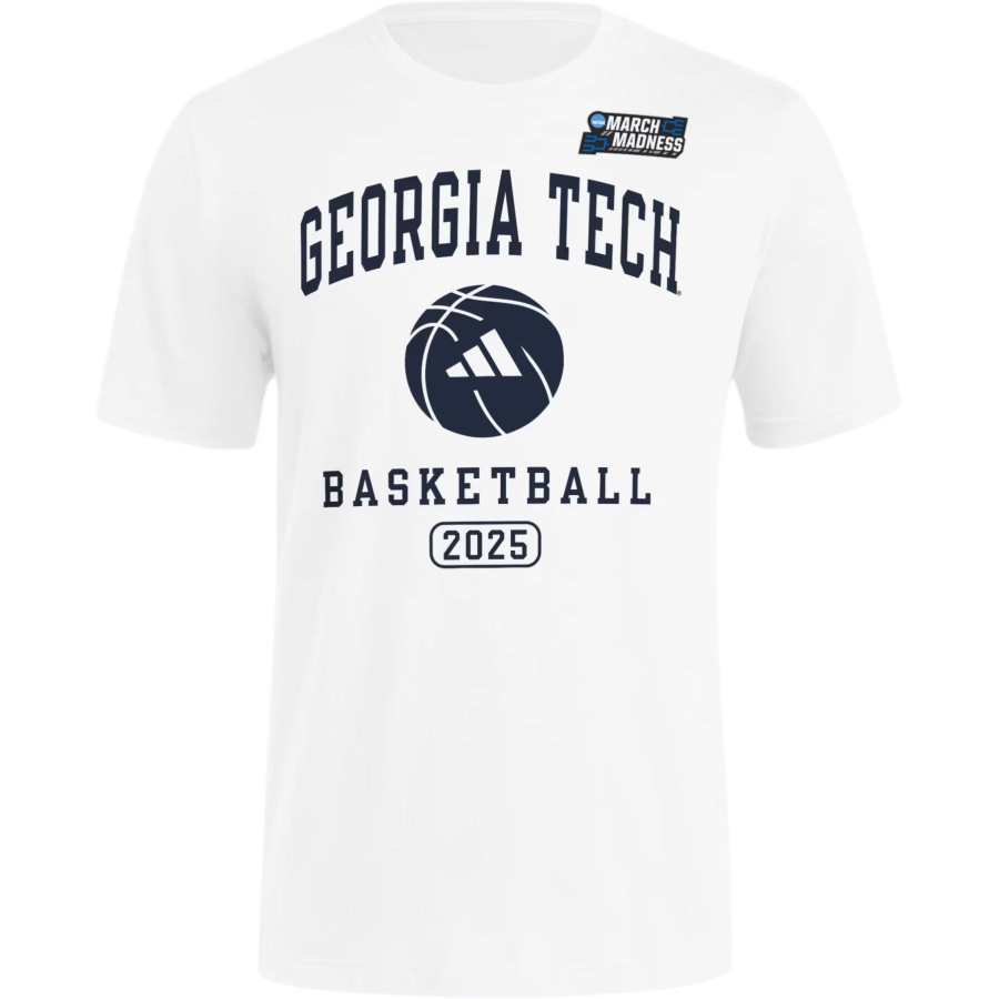 Adidas Adidas Free Shipping With AdiClub Georgia Tech March Madness Basketball Shirt