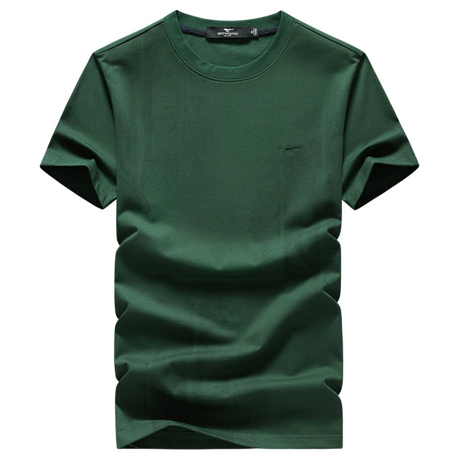 SEPTWOLVES SEPTWOLVES T Shirts Unisex Crew Neck Thin Straight Fit