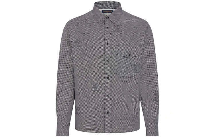 LOUIS VUITTON X Nigo Micro Damier & Lv Flannel Shirt