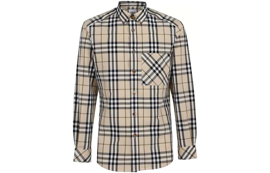 Burberry SS21 Shirt Men's Umber