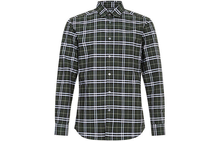 Burberry Shirts Men's Seaweed Moderate Other