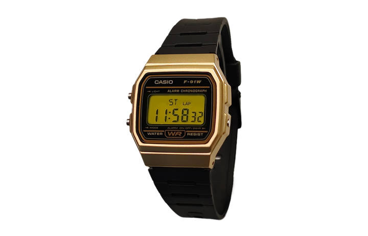 CASIO CASIO Custom Collection Quartz Movement Resin Strap Watch Men's Watches Black Dial
