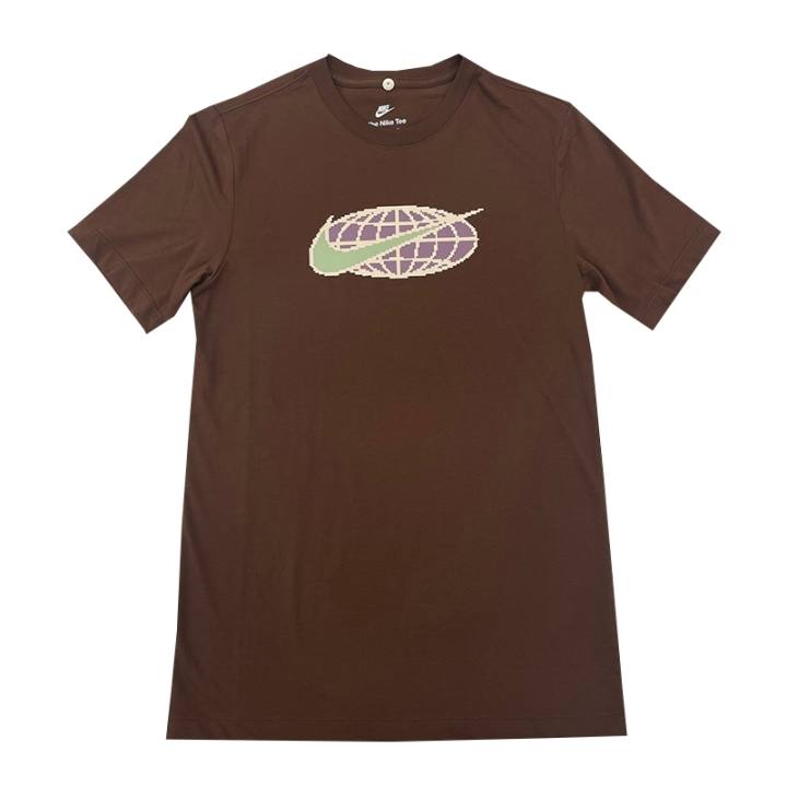 Nike Nike T Shirts Men's Brown Crew Neck Moderate