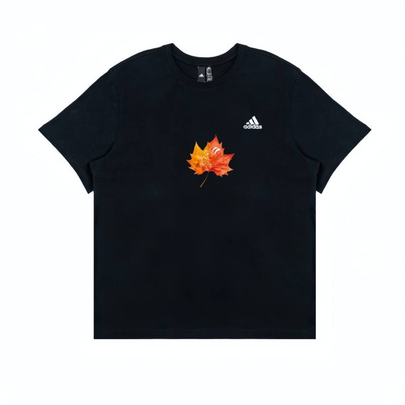 Adidas Adidas T Shirts Unisex Black Crew Neck Moderate