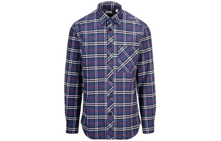 Burberry Shirt Men's Marine Blue