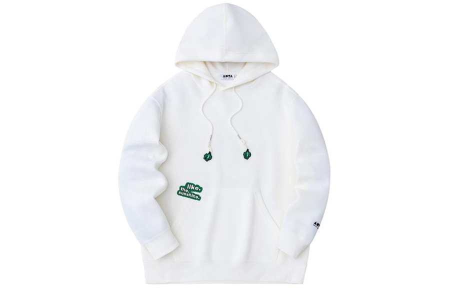 Anta Life Collection Sweatshirt Unisex Ivory White