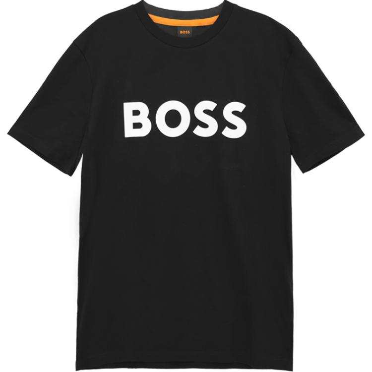 HUGO BOSS FW24 T Shirt Standard Fit Men's Black