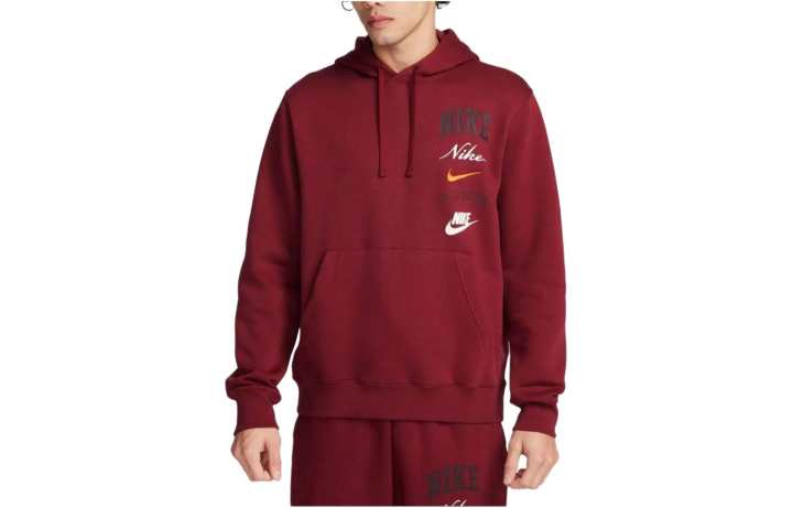 Nike Nike Club Fleece Sweatshirt Men's Burgundy