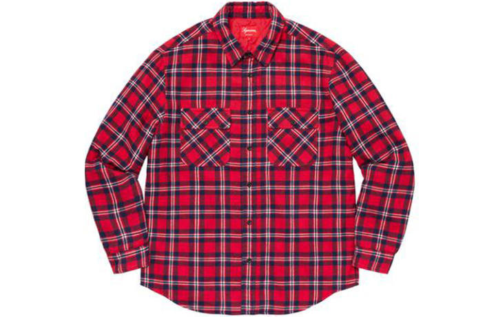 Supreme Supreme Arc Logo Quilted Flannel Shirt