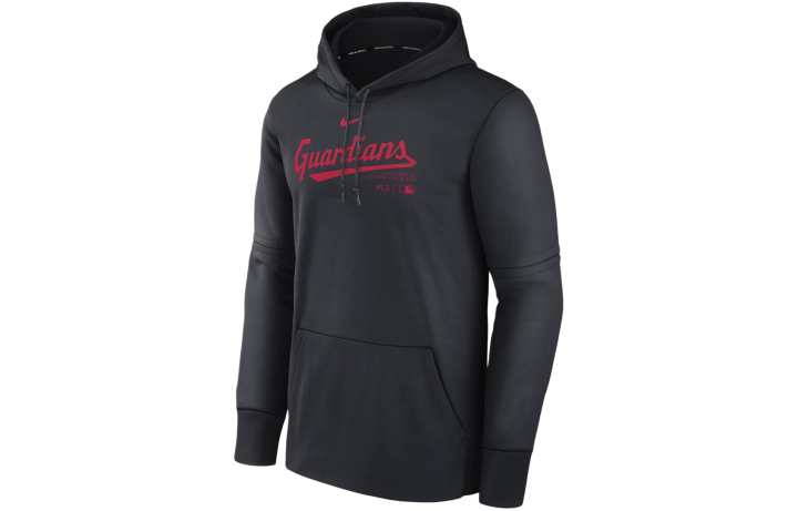Nike Nike Cleveland Guardians Authentic Collection Practice Men's Nike Therma Mlb Pullover Hoodie