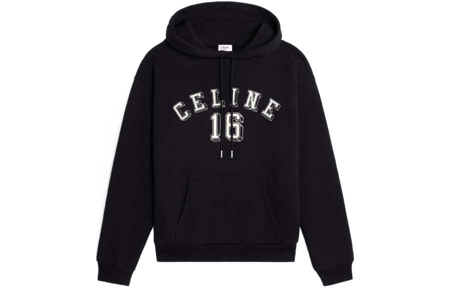 CELINE 16 Loose Hoodie In Cotton Fleece