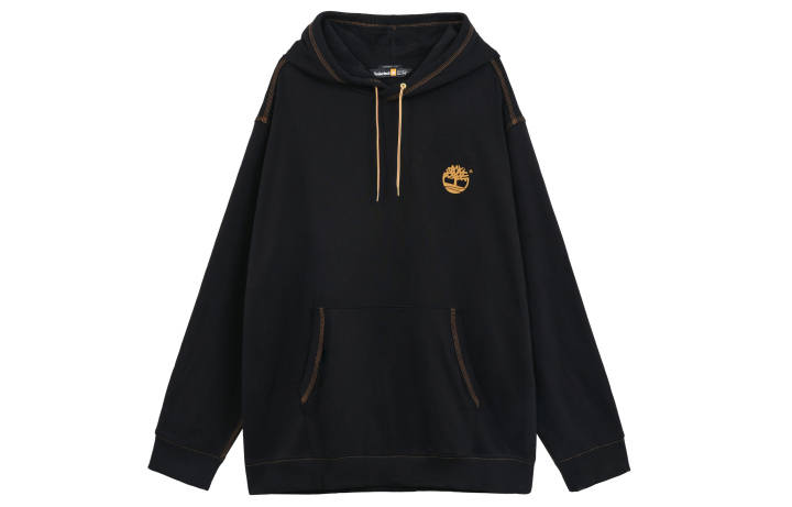 Timberland Timberland Sweatshirts Men's Black Hooded Moderate Regular