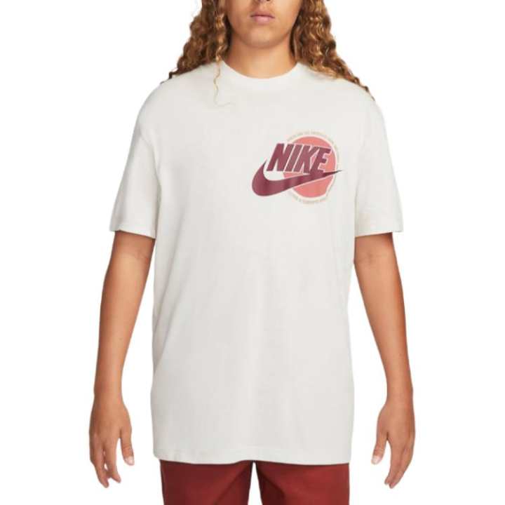 Nike Nike T Shirts Men's White Crew Neck Moderate Straight Fit