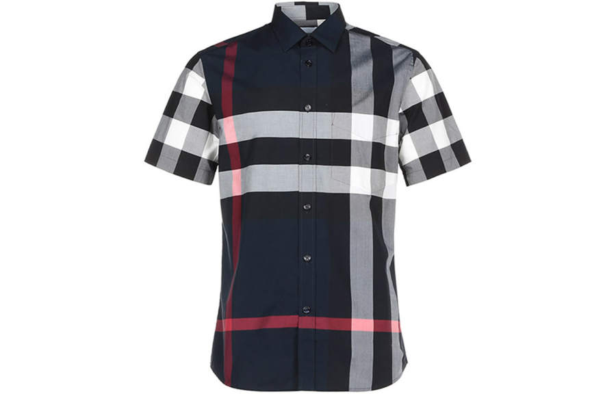 Burberry Shirt Men's Marine Blue