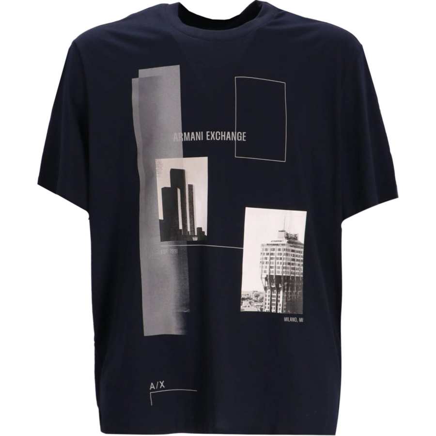 ARMANI EXCHANGE Graphic-print Cotton T-shirt