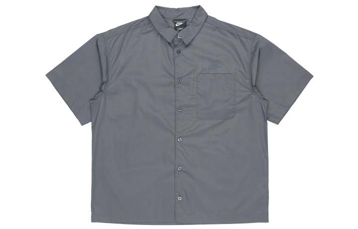 Nike Nike Shirts Men's Iron Gray Lapel Moderate Shirt