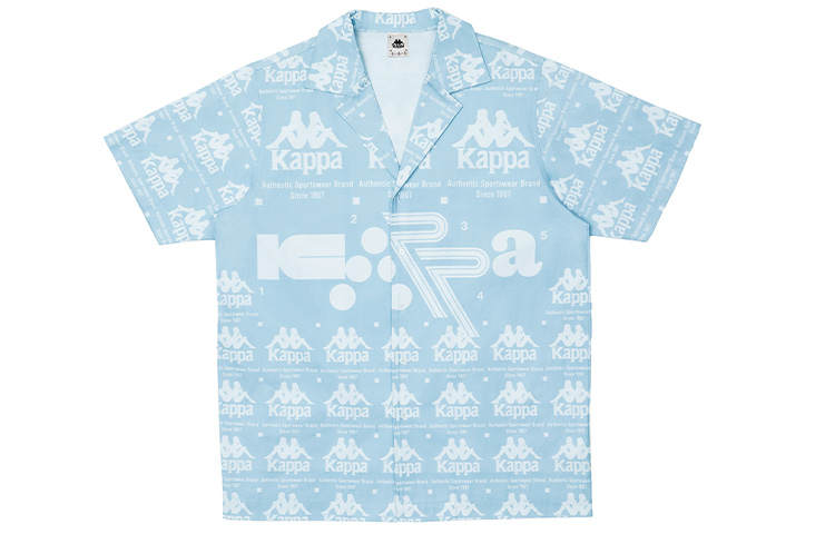 Kappa Shirts Men's Cuban Collar Moderate Shirt