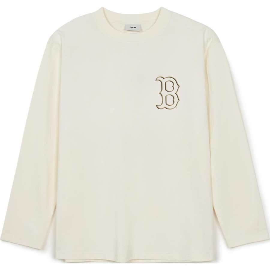 MLB MLB Boston Red Sox MEGA LOGO T Shirt Unisex Cream