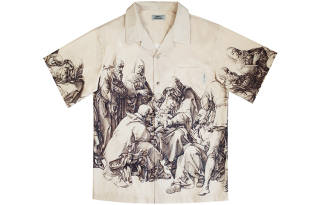 EMPTY REFERENCE Shirts Unisex Cuban Collar Moderate Other
