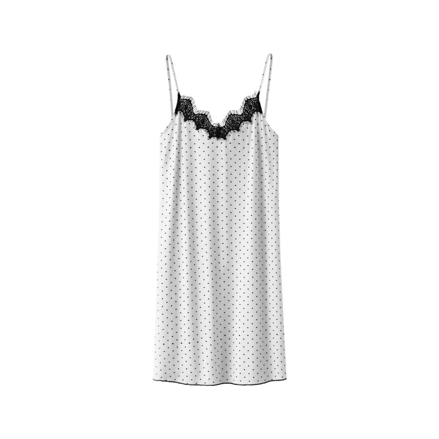 Semir Nightgown Women's Polka Dot Gray