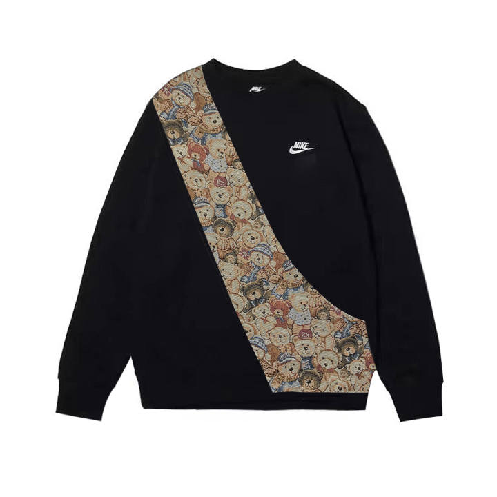 Nike Nike Sweatshirts Unisex Black Crew Neck Moderate Regular