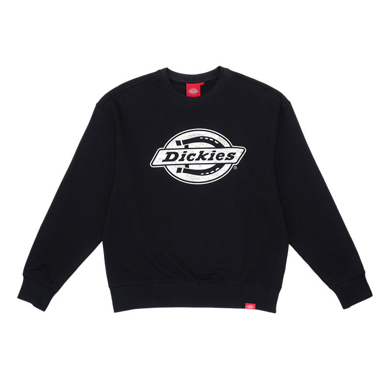 Dickies Dickies Sweatshirts Men's Black Crew Neck Moderate Regular