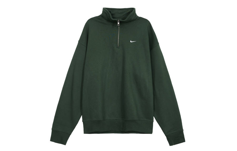 Nike Nike Sweatshirts Men's Fir Green Stand Collar Moderate Other