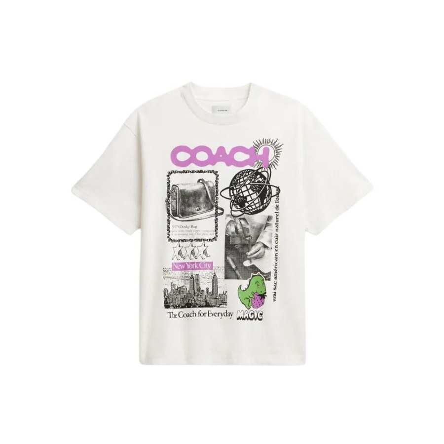COACH COACH FW24 T Shirt Unisex White