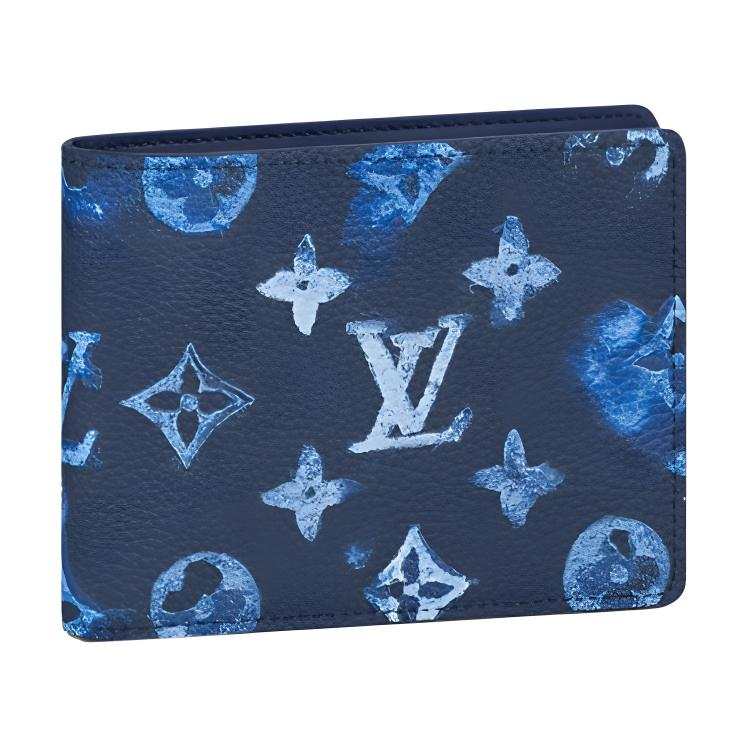 LOUIS VUITTON Slender Wallet Ink Watercolor