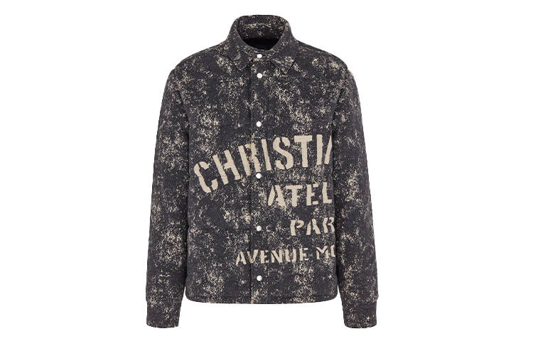 DIOR Dior spray-paint cotton jacket
