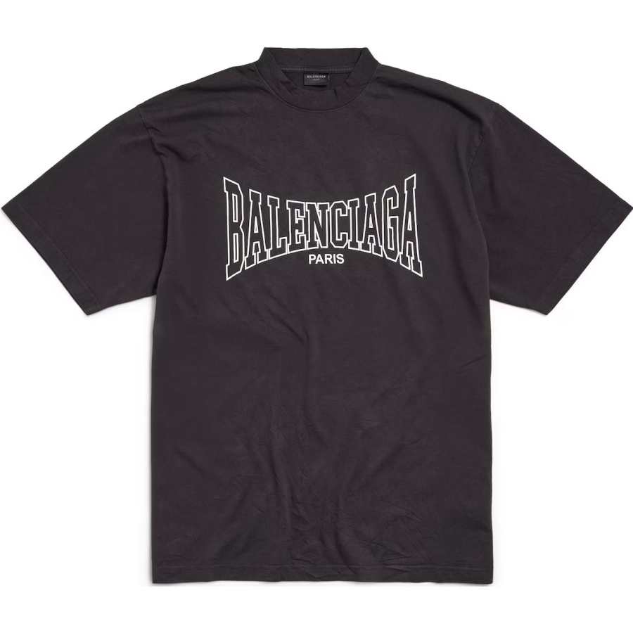 Balenciaga T Shirt Regular Fit Unisex Black