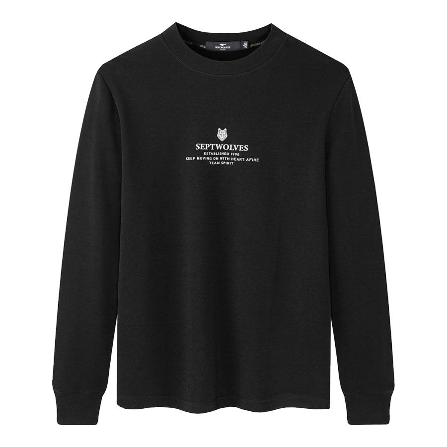 SEPTWOLVES SEPTWOLVES T Shirts Men's Crew Neck Moderate