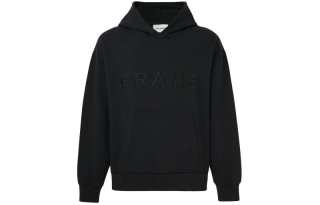FRAME Sweatshirts Men's Black Hooded Moderate Other