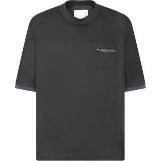 Sacai Zipped Pocket Jersey T Shirt