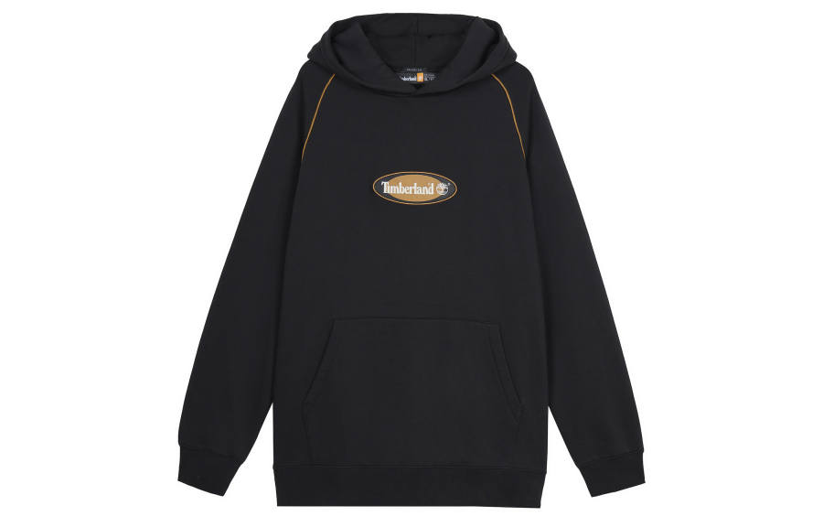 Timberland Sweatshirts Men's Black Hooded Moderate Regular