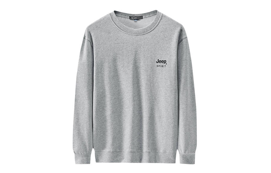 JEEP SPIRIT Sweatshirts Men's Crew Neck Moderate Regular