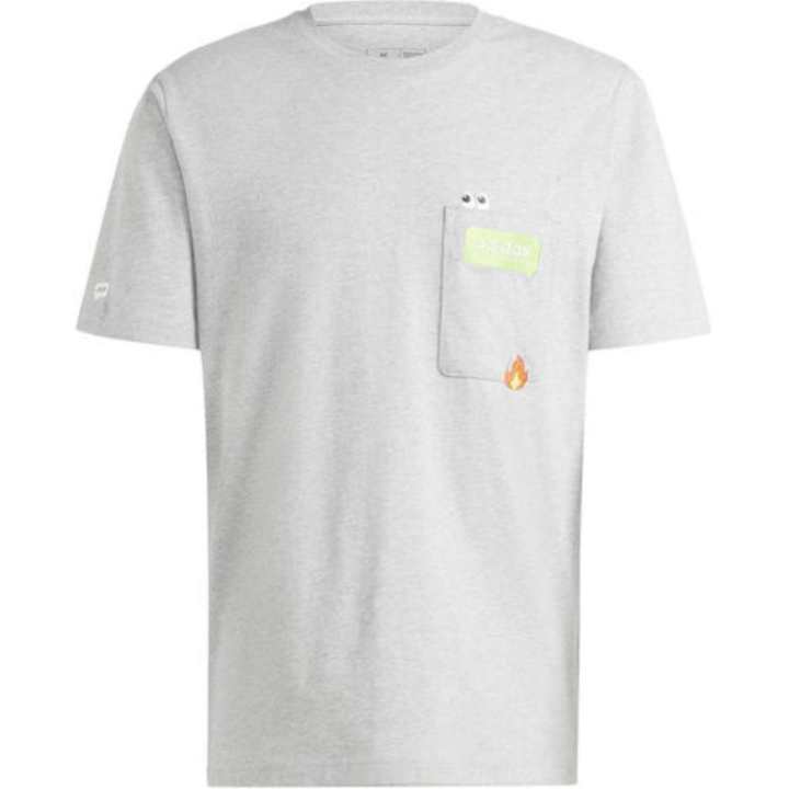 Adidas Adidas T Shirt Men's Light Gray