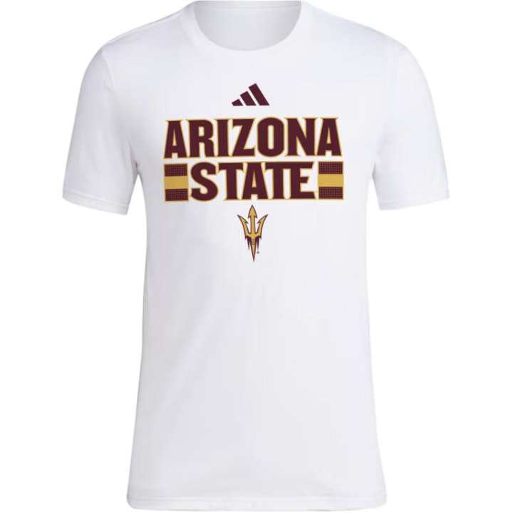Adidas Adidas Free Shipping With AdiClub Arizona State University Tee