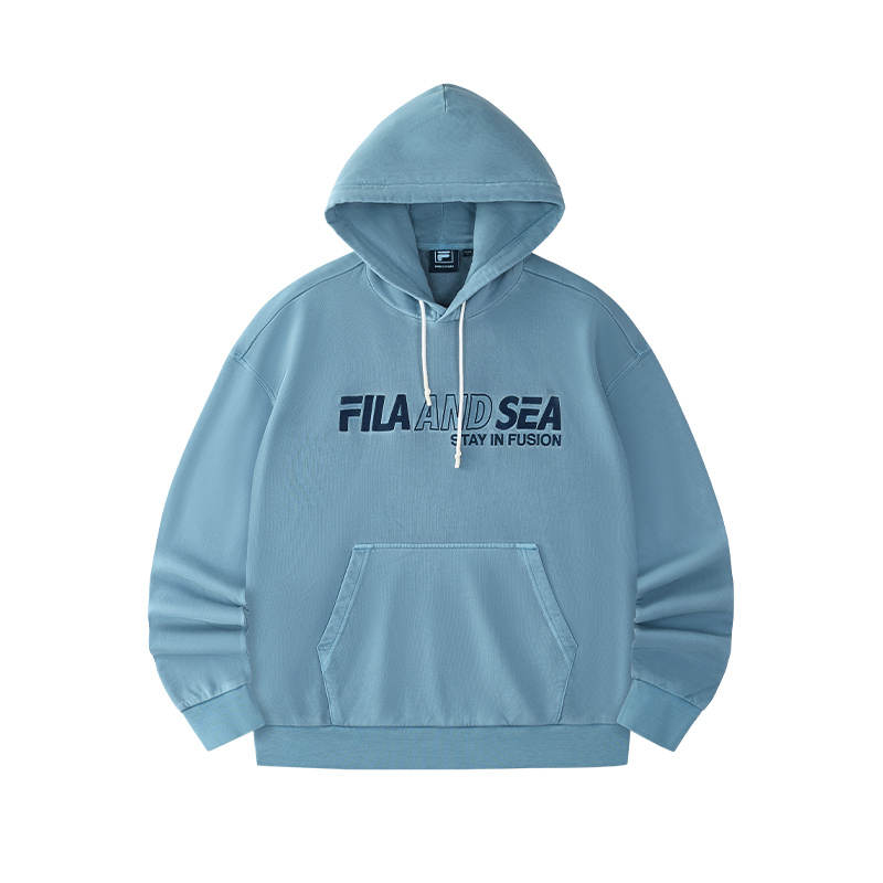FILA FUSION American Sweatshirt Men's Relaxed Blue