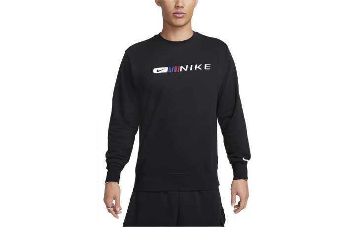 Nike Nike Sweatshirts Men's Black Crew Neck Moderate Regular