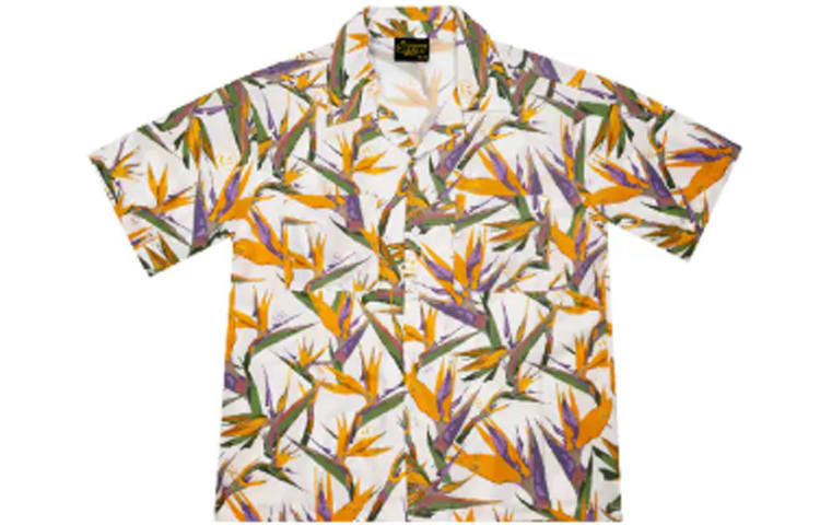 Drew house Smiley Collection Shirts Unisex White Cuban Collar Moderate Shirt