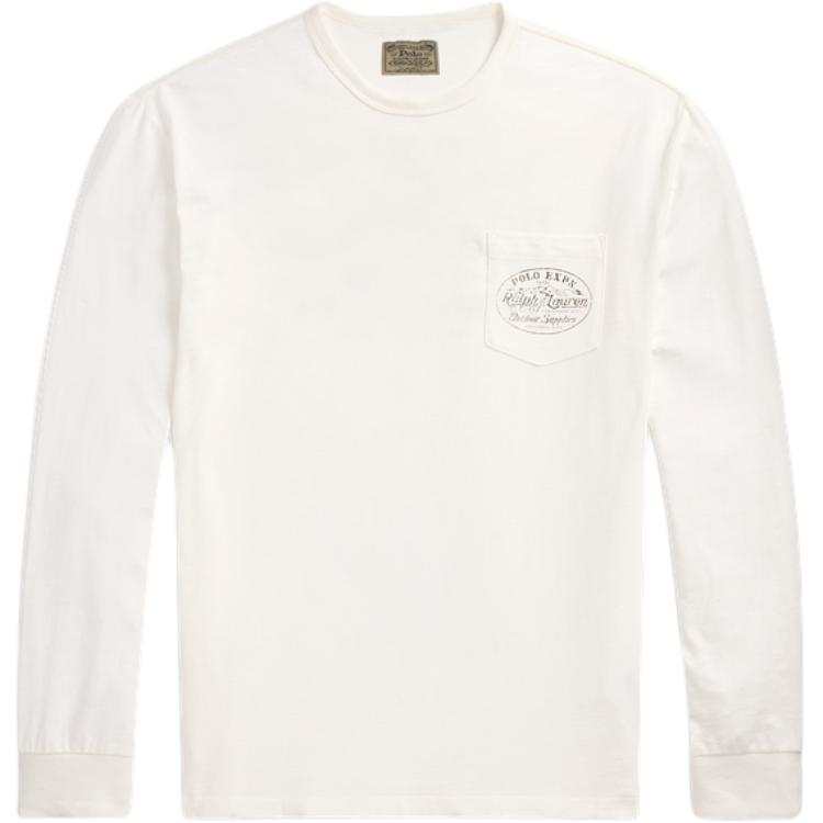 Polo Ralph Lauren FW24 T Shirt Classic Version Men's Nevis Island Ecru
